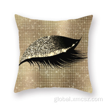 Canvas Eyelash Cushion Covers Custom gold stamping eyelash cushion cover Supplier